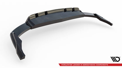 Diffusor Heckansatz V.2 passend für Audi SQ8 / Q8 S-Line Mk1 FL schwarz Hochglanz