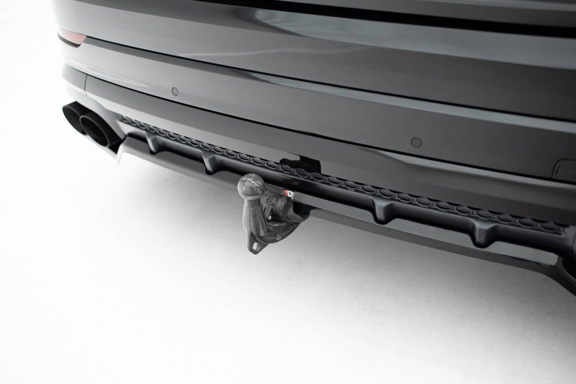 Diffusor Heckansatz V.2 passend für Audi SQ8 / Q8 S-Line Mk1 FL schwarz Hochglanz