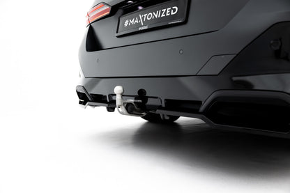 Diffusor Heckansatz V.2 passend für BMW 5er / i5 M-Paket Limousine / Touring G60 / G61 schwarz Hochglanz