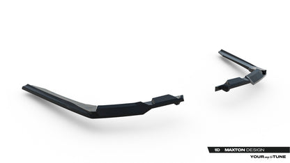 Diffusor Heckansatz V.2 passend für BMW 5er / i5 M-Paket Limousine / Touring G60 / G61 schwarz Hochglanz