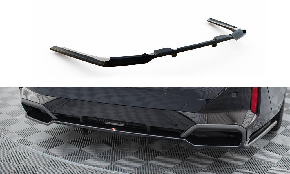 Diffusor Heckansatz V.2 passend für BMW 5er / i5 M-Paket Limousine / Touring G60 / G61 schwarz Hochglanz
