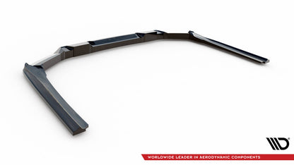 Diffusor Heckansatz V.2 passend für BMW 5er / i5 M-Paket Limousine / Touring G60 / G61 schwarz Hochglanz