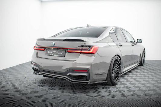 Diffusor Heckansatz V.2 passend für BMW 7 M-Paket G11 / G12 FL schwarz Hochglanz
