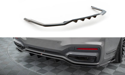 Diffusor Heckansatz V.2 passend für BMW 7 M-Paket G11 / G12 FL schwarz Hochglanz