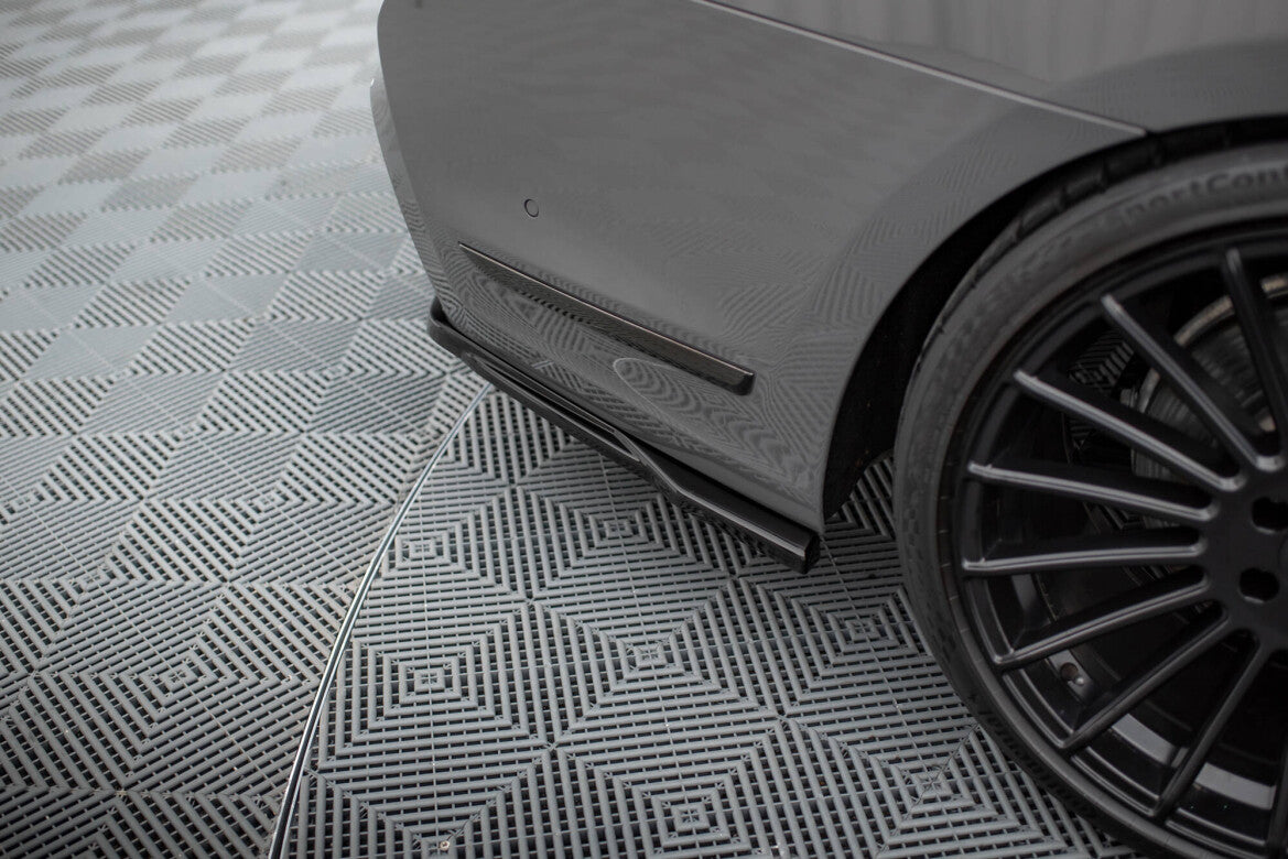 Diffusor Heckansatz V.2 passend für BMW 7 M-Paket G11 / G12 FL schwarz Hochglanz