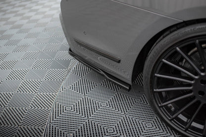 Diffusor Heckansatz V.2 passend für BMW 7 M-Paket G11 / G12 FL schwarz Hochglanz