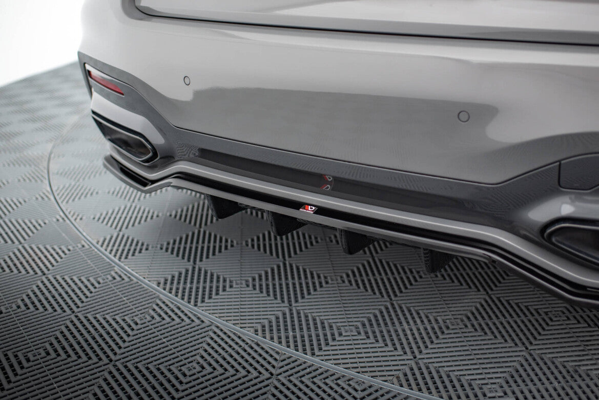 Diffusor Heckansatz V.2 passend für BMW 7 M-Paket G11 / G12 FL schwarz Hochglanz