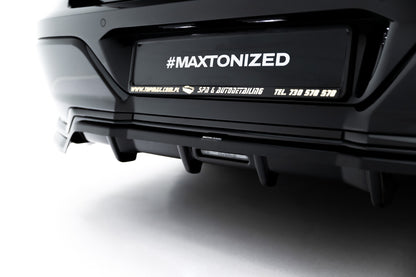 Diffusor Heckansatz V.2 passend für BMW 7 M-Paket G70 schwarz Hochglanz