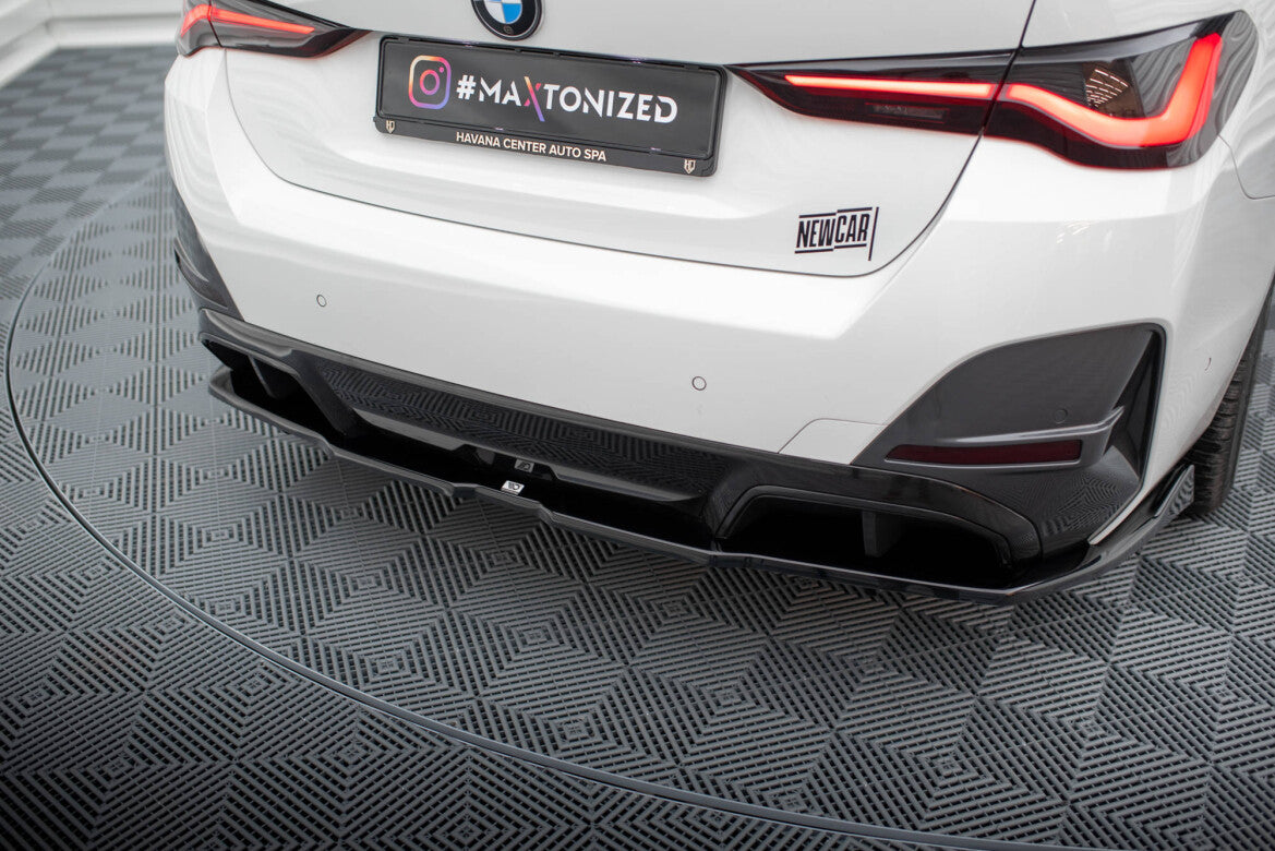 Diffusor Heckansatz V.2 passend für BMW i4 M-Paket G26 schwarz Hochglanz