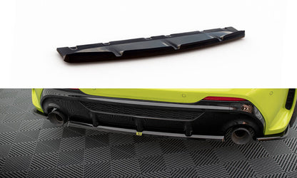 Diffusor Heckansatz V.2 passend für BMW M135i F40 schwarz Hochglanz