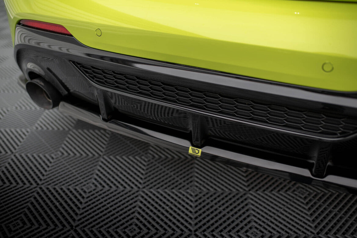 Diffusor Heckansatz V.2 passend für BMW M135i F40 schwarz Hochglanz