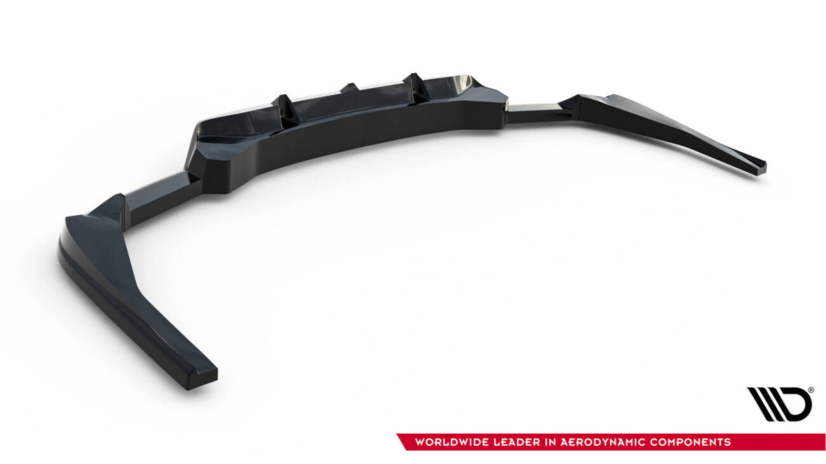 Diffusor Heckansatz V.2 passend für BMW X4 M-Paket G02 FL schwarz Hochglanz