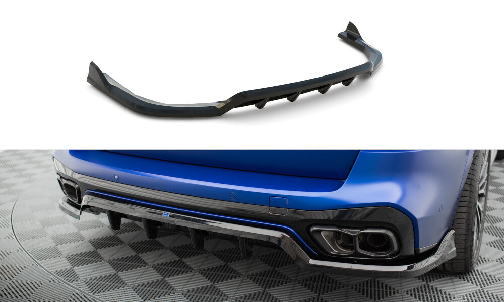 Diffusor Heckansatz V.2 passend für BMW X5 M-Paket G05 FL schwarz Hochglanz