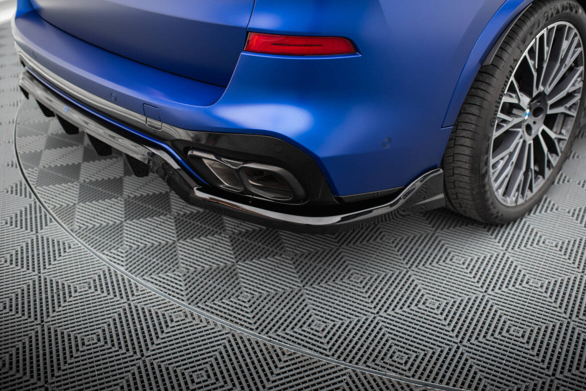 Diffusor Heckansatz V.2 passend für BMW X5 M-Paket G05 FL schwarz Hochglanz