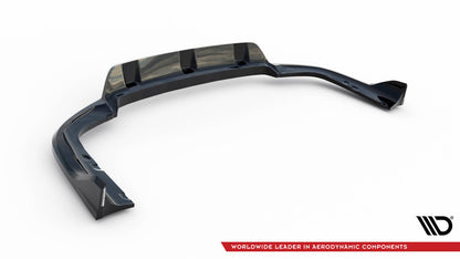 Diffusor Heckansatz V.2 passend für BMW X6 M-Paket G06 FL schwarz Hochglanz