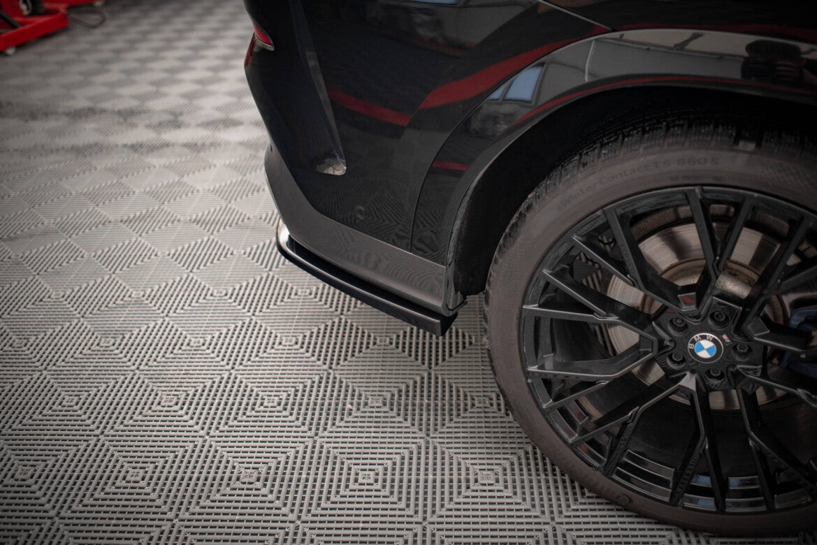 Diffusor Heckansatz V.2 passend für BMW X6 M-Paket G06 schwarz Hochglanz