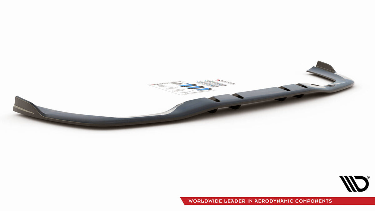 Diffusor Heckansatz V.2 passend für Mercedes A 35 AMG Limousine V177 schwarz Hochglanz