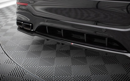 Diffusor Heckansatz V.2 passend für Mercedes-AMG GLC 63 SUV X253 schwarz Hochglanz