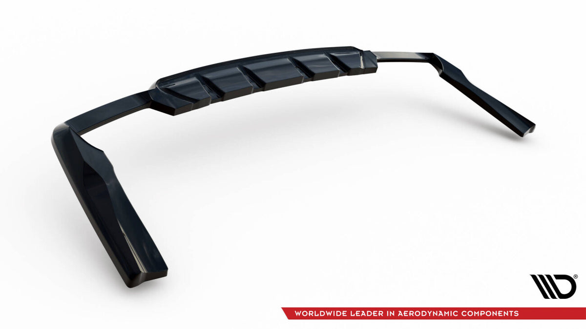 Diffusor Heckansatz V.2 passend für Mercedes-AMG GLC 63 SUV X253 schwarz Hochglanz