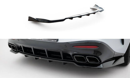Diffusor Heckansatz V.2 passend für Mercedes-AMG GT 63 / 55 / 63 S E Performance C192 schwarz Hochglanz