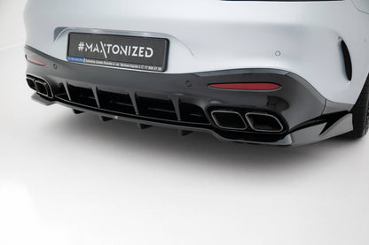 Diffusor Heckansatz V.2 passend für Mercedes-AMG GT 63 / 55 / 63 S E Performance C192 schwarz Hochglanz