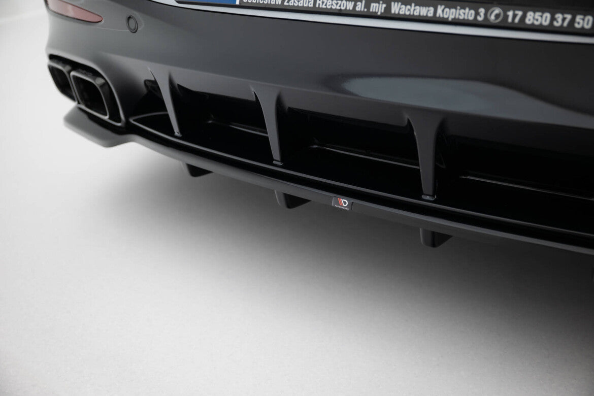 Diffusor Heckansatz V.2 passend für Mercedes-AMG GT 63 / 55 / 63 S E Performance C192 schwarz Hochglanz