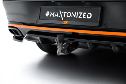 Diffusor Heckansatz V.2 passend für Mercedes-Benz GLE Coupe AMG-Line C167 / C167 Facelift schwarz Hochglanz