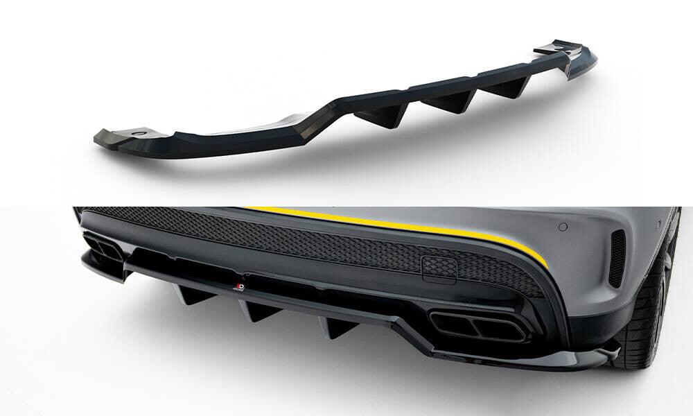 Diffusor Heckansatz V.2 passend für Mercedes GLA 45 AMG X156 schwarz Hochglanz