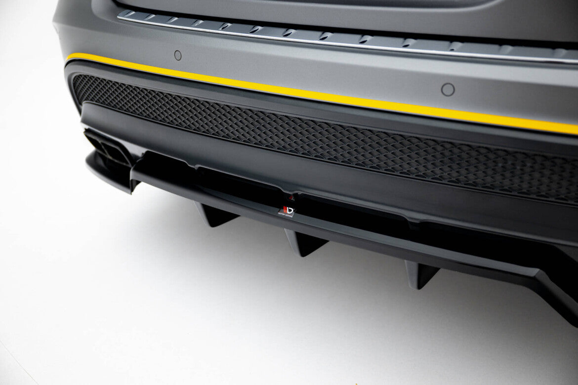 Diffusor Heckansatz V.2 passend für Mercedes GLA 45 AMG X156 schwarz Hochglanz