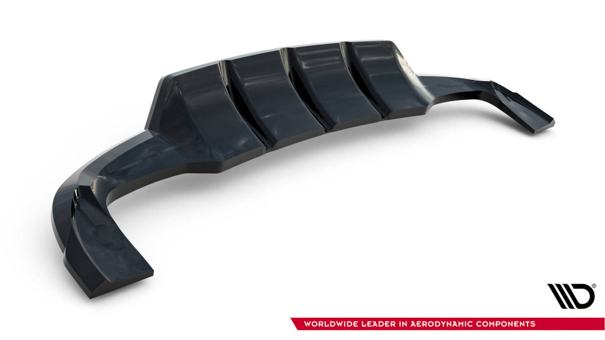 Diffusor Heckansatz V.2 passend für Mercedes GLA 45 AMG X156 schwarz Hochglanz