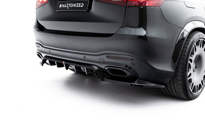 Diffusor Heckansatz V.2 passend für Mercedes GLS AMG-Line X167 schwarz Hochglanz