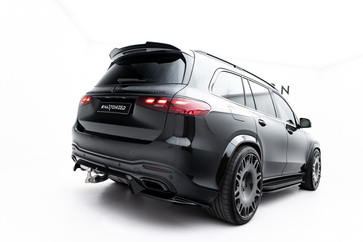 Diffusor Heckansatz V.2 passend für Mercedes GLS AMG-Line X167 schwarz Hochglanz