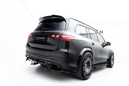 Diffusor Heckansatz V.2 passend für Mercedes GLS AMG-Line X167 schwarz Hochglanz