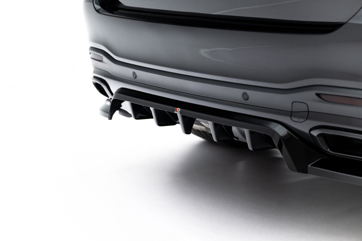 Diffusor Heckansatz V.2 passend für Mercedes GLS AMG-Line X167 schwarz Hochglanz
