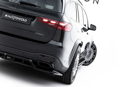 Diffusor Heckansatz V.2 passend für Mercedes GLS AMG-Line X167 schwarz Hochglanz