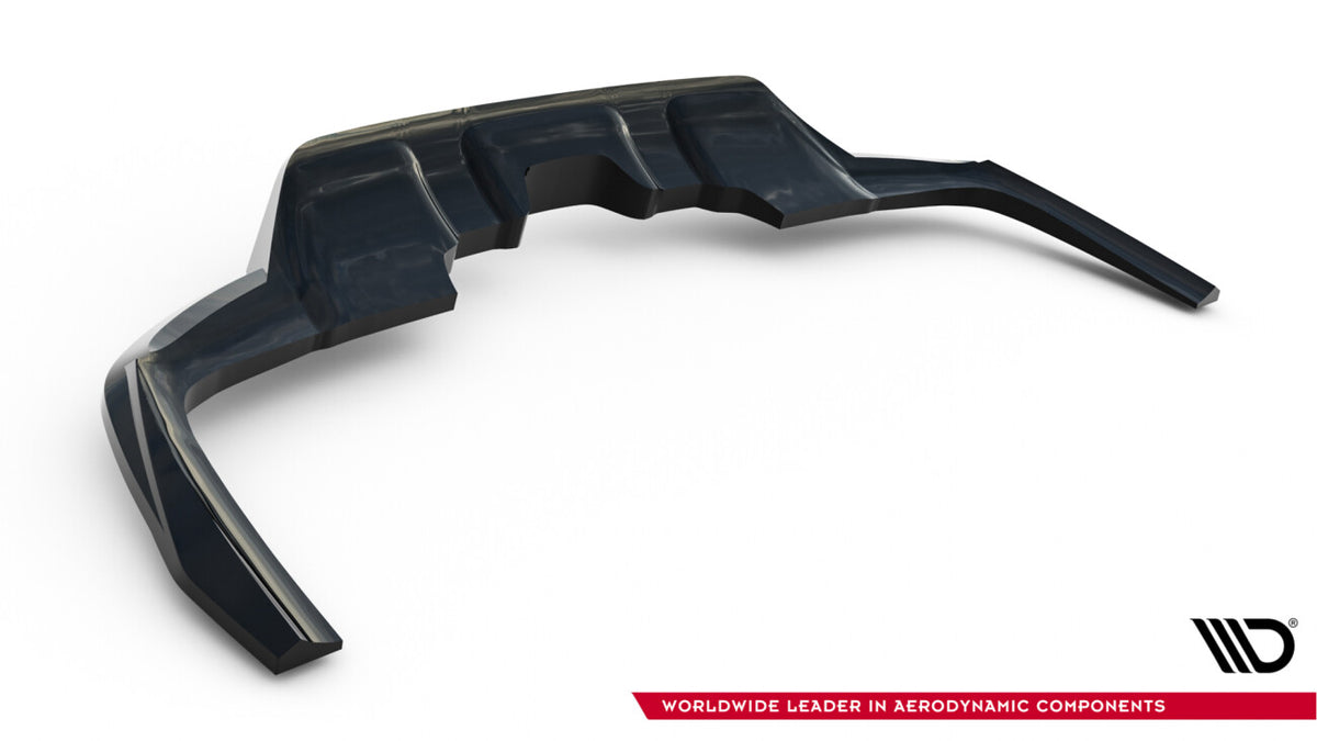 Diffusor Heckansatz V.2 passend für Mercedes GLS AMG-Line X167 schwarz Hochglanz