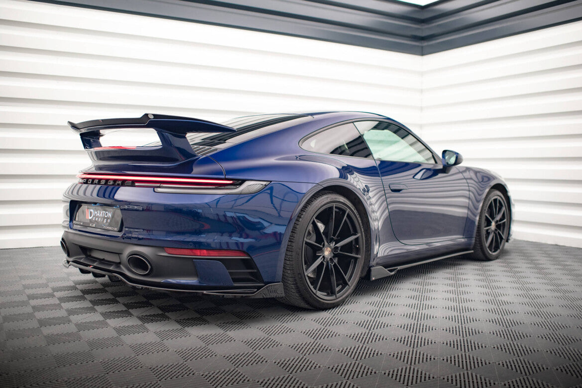 Diffusor Heckansatz V.2 passend für Porsche 911 Carrera Aero / Carrera GTS 992 schwarz Hochglanz
