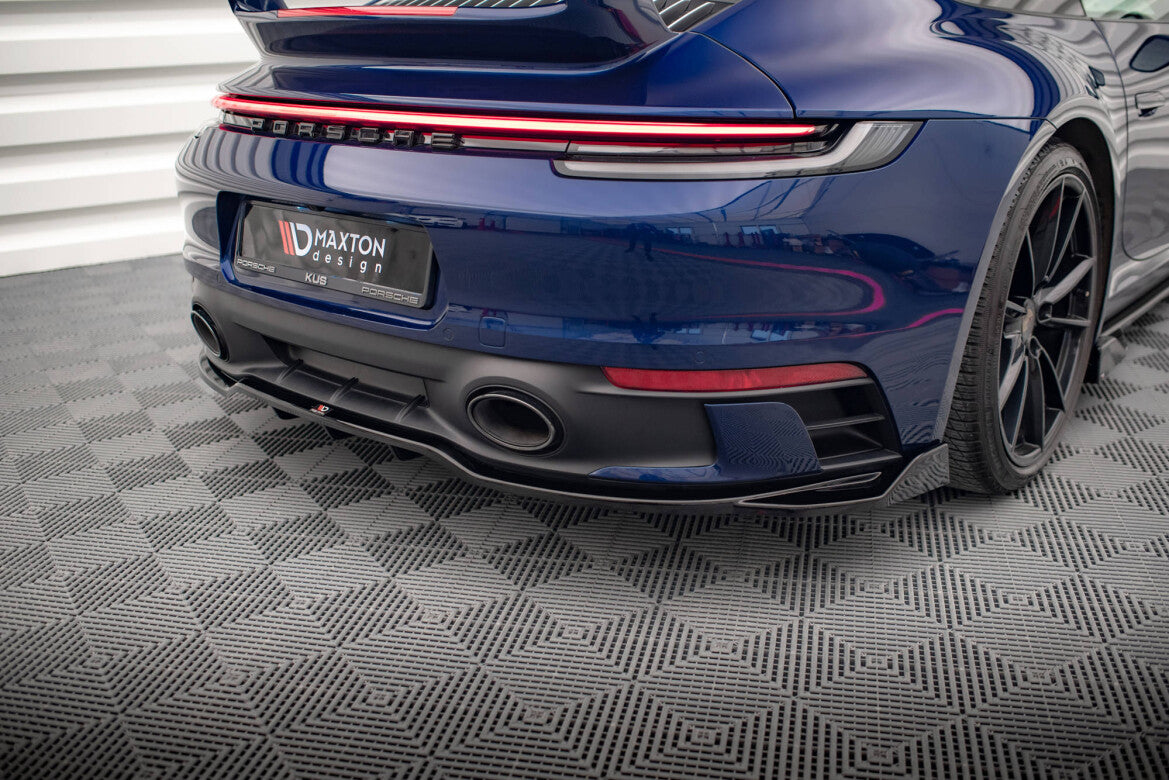 Diffusor Heckansatz V.2 passend für Porsche 911 Carrera Aero / Carrera GTS 992 schwarz Hochglanz