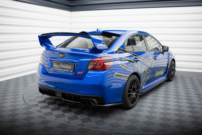 Diffusor Heckansatz V.2 passend für Subaru WRX STI Mk1 schwarz Hochglanz