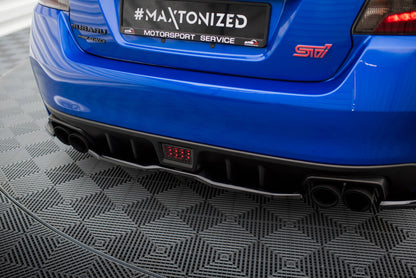 Diffusor Heckansatz V.2 passend für Subaru WRX STI Mk1 schwarz Hochglanz