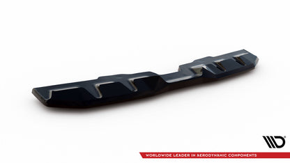 Diffusor Heckansatz V.2 passend für Subaru WRX STI Mk1 schwarz Hochglanz