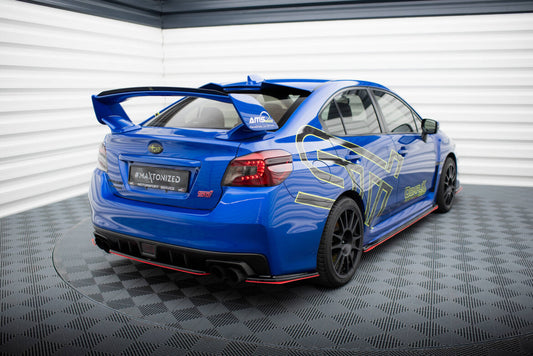 Diffusor Heckansatz V.2 passend für Subaru WRX STI schwarz Hochglanz