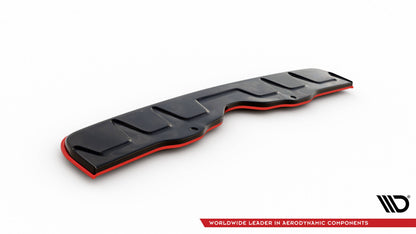 Diffusor Heckansatz V.2 passend für Subaru WRX STI schwarz Hochglanz