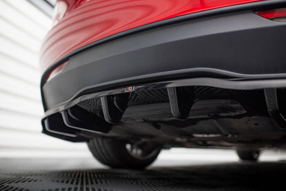 Diffusor Heckansatz V.2 passend für Tesla Model 3 Project HighlandFL schwarz Hochglanz