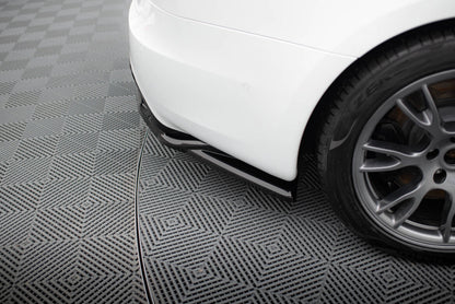 Diffusor Heckansatz V.2 passend für Tesla Model S Plaid Mk1 FL schwarz Hochglanz