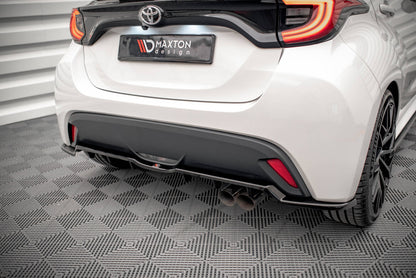 Diffusor Heckansatz V.2 passend für Toyota Yaris Mk4 schwarz Hochglanz