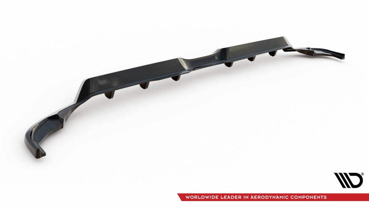 Diffusor Heckansatz V.2 passend für Toyota Yaris Mk4 schwarz Hochglanz