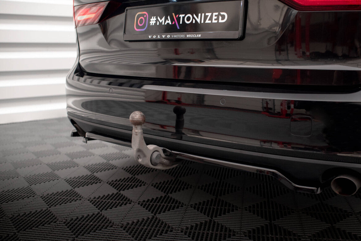 Diffusor Heckansatz V.2 passend für Volvo V90 Mk2 schwarz Hochglanz