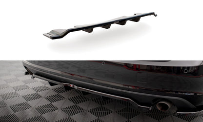 Diffusor Heckansatz V.2 passend für Volvo V90 Mk2 schwarz Hochglanz