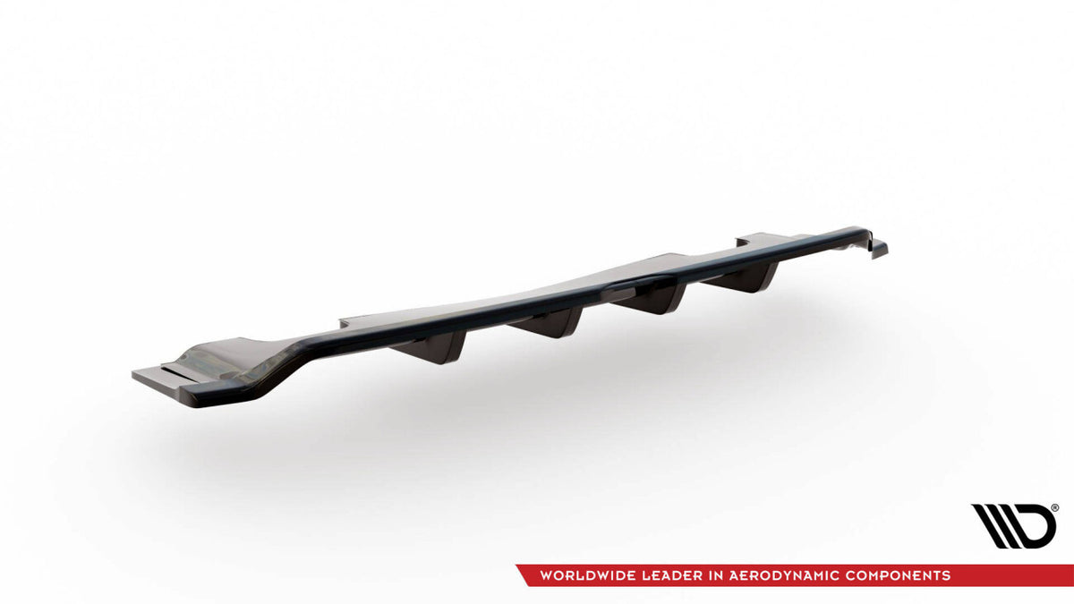 Diffusor Heckansatz V.2 passend für Volvo V90 Mk2 schwarz Hochglanz